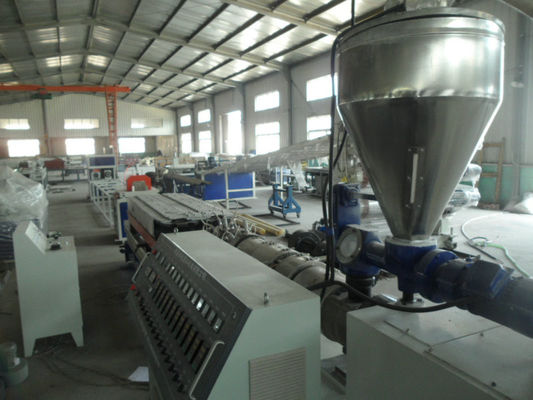 труба PVC винта 315mm близнеца 25000N пластиковая делая машину