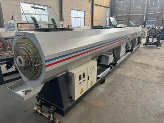 Хорошая цена. SJ75/33 PE HDPE LDPE трубная линия, высокоскоростной PE трубный экструдер онлайн