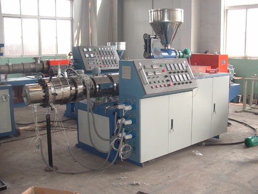 Хорошая цена. Штрангпресс винта параллели трубы доски PVC CE 80kg/h двойной онлайн