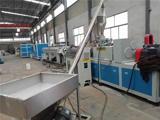 Двойная труба PVC винта делая машиной пластиковую производственную линию 380V 50HZ трубы